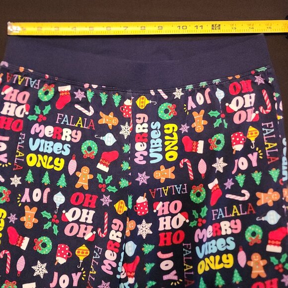 100% COTTON Family PJs Macys Pajama Set "Holiday Toss" Pullover + Pants Small - Picture 5 of 11
